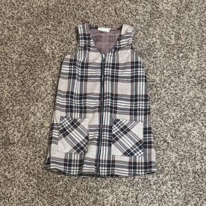 btween Brown Plaid Dress